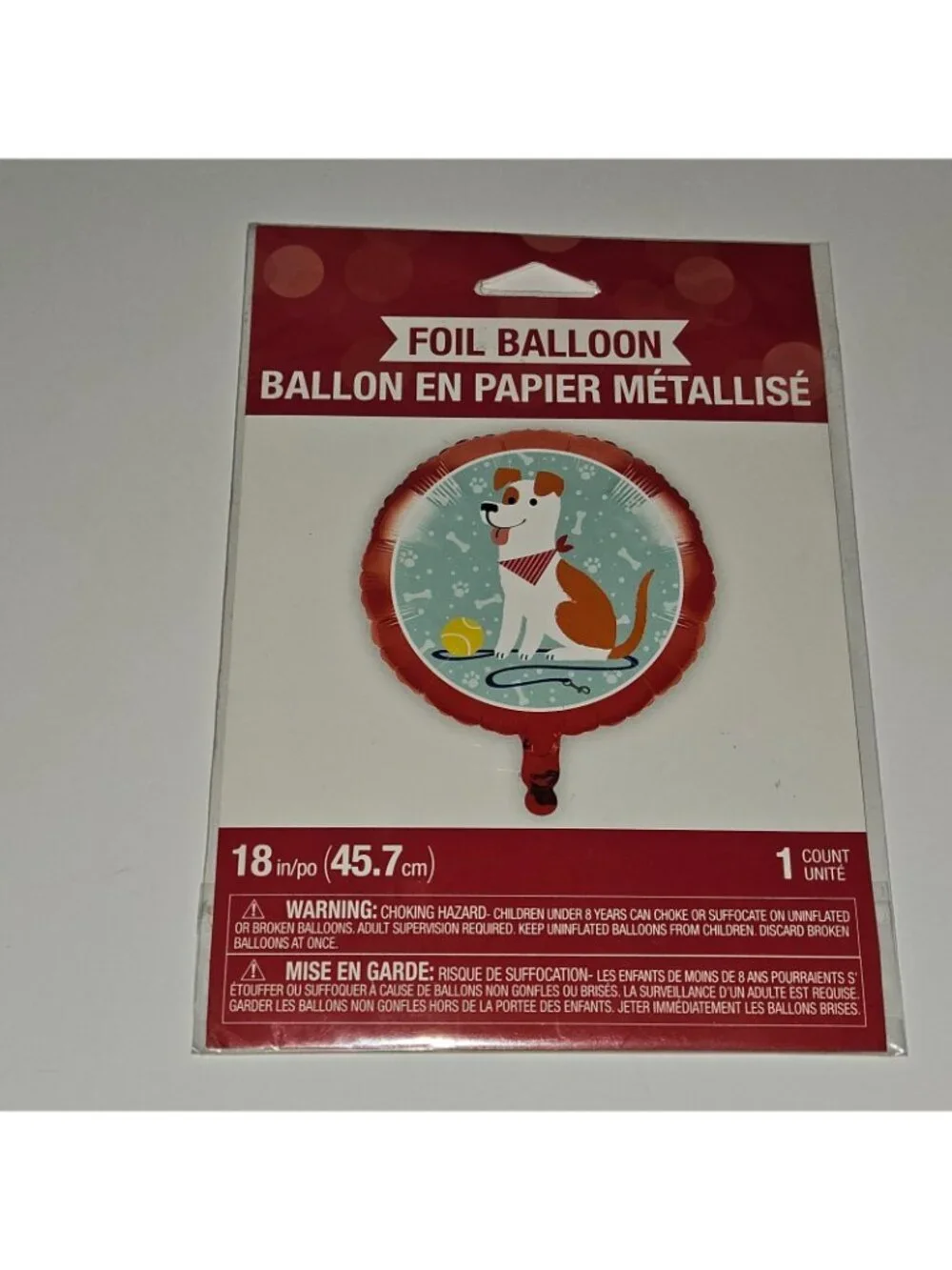 NEW 2 Dog Foil Balloons Lot Party Supplies Birthday Do I Smell Cake Leash Ball